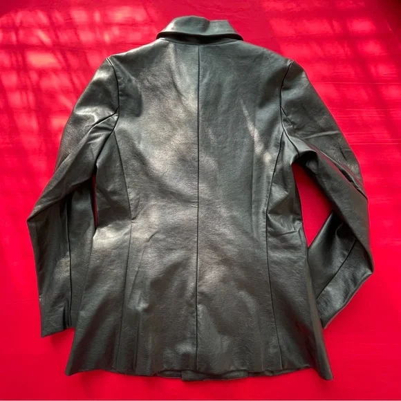 Princess Polly Ellen Faux Leather Blazer - Picture 4 of 10